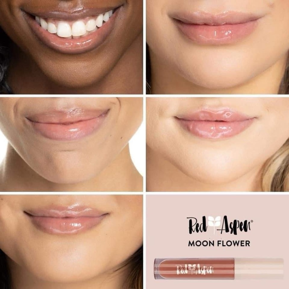 Red Aspen Lipgloss Moon Flower, NIB